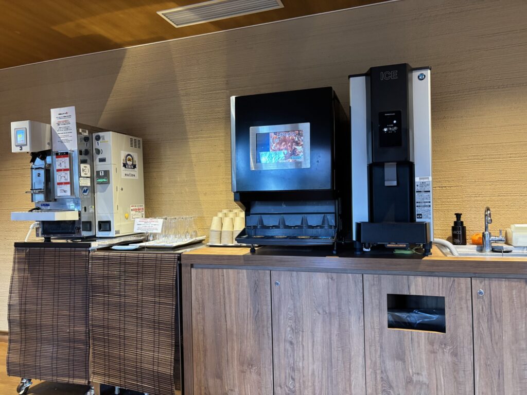 箱根ゆとわの2025年のドリンクここは前回と変わらず