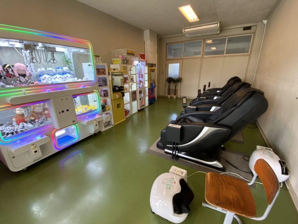 道の駅 保田小学校のゲームセンター