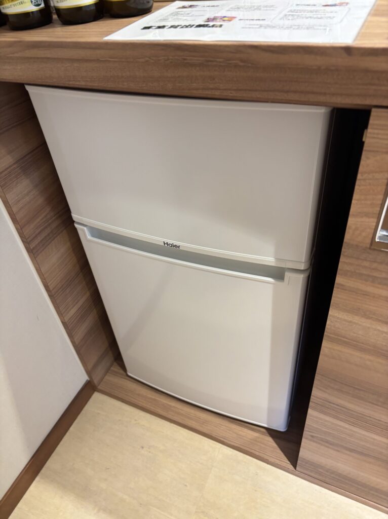 レジーナリゾート鴨川の部屋内の冷蔵庫
