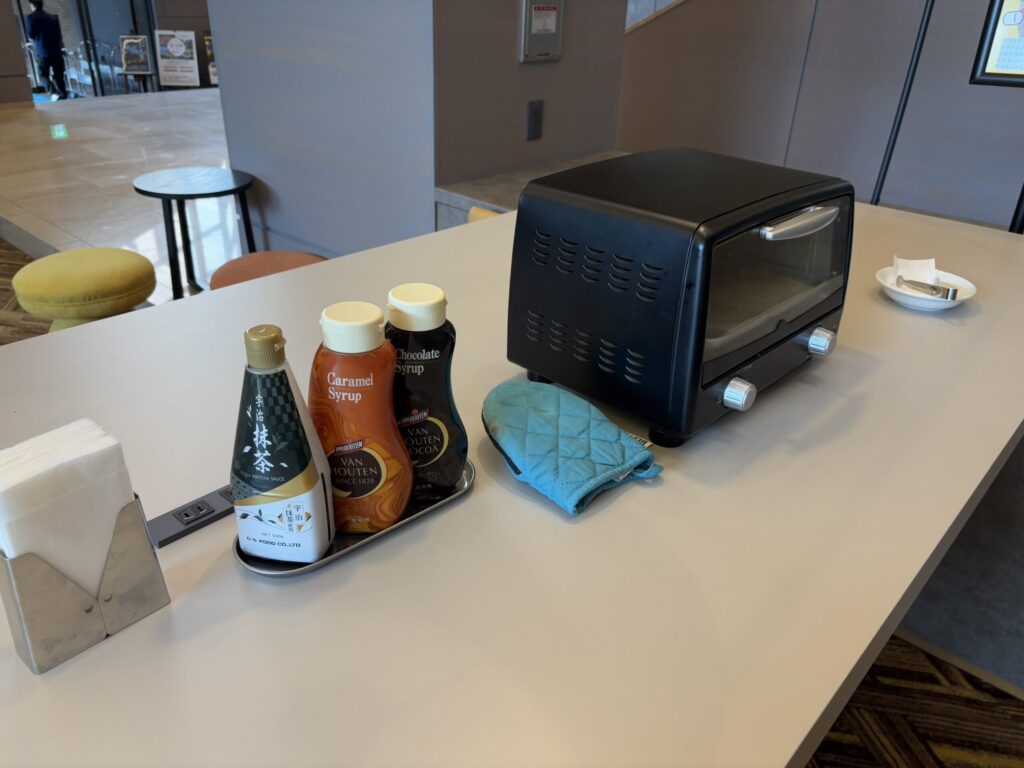 グランレトーレ湯河原のスモアコーナーこちらは時間限定