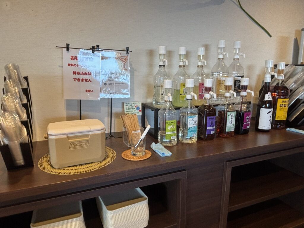 ホテルカターラのお酒