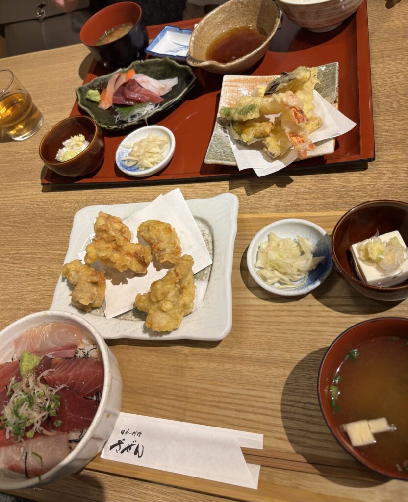 日本料理 ざぜんの注文した料理