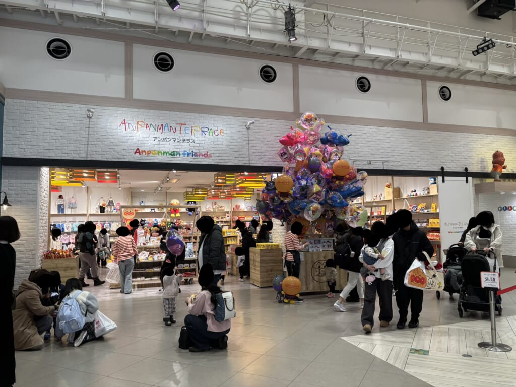 アンパンマンミュージアムのショップ